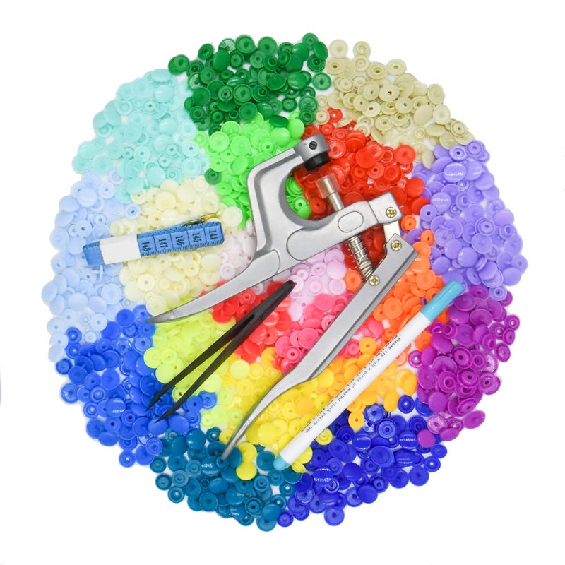 LYNDA Snaps and Snap Pliers Set, 360 Sets T5 Plastic Buttons for Sewing and Crafting - Image 3